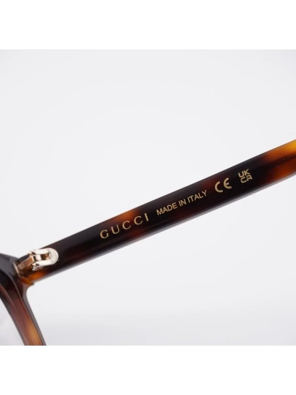 Gucci GG1816O 002 Eyeglasses Havana 51mm Cat Eye Frame